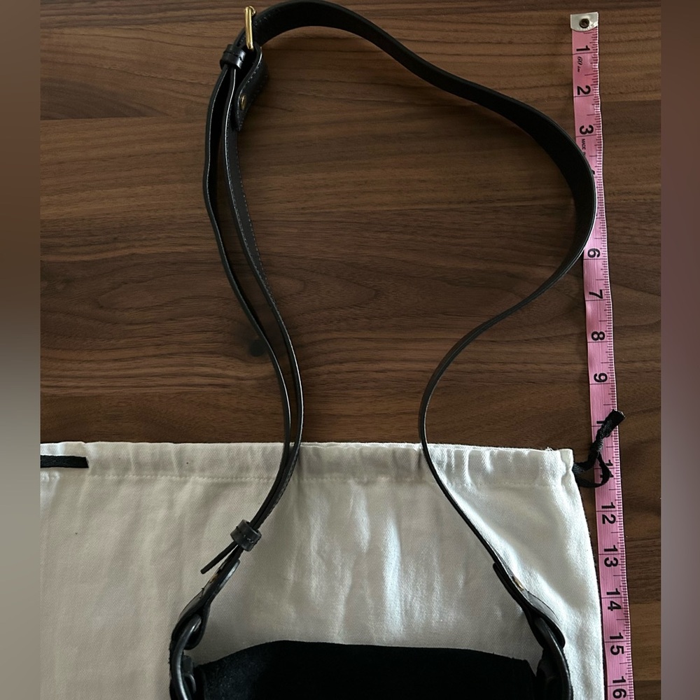 ISABEL MARANT BAG SUEDE LEATHER BLACK - Picture 11 of 13